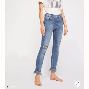 Free People great heights frayed jeans